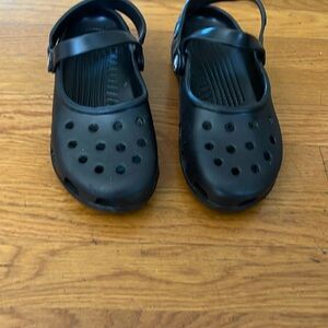 Women’s Karin Crocs-  Black Mary Jane & Clog style Size 7